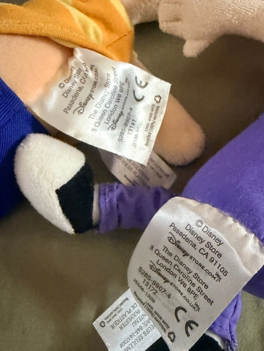 Disney Phineas & Ferb Plush Set - Orange, Purple, Green, Blue